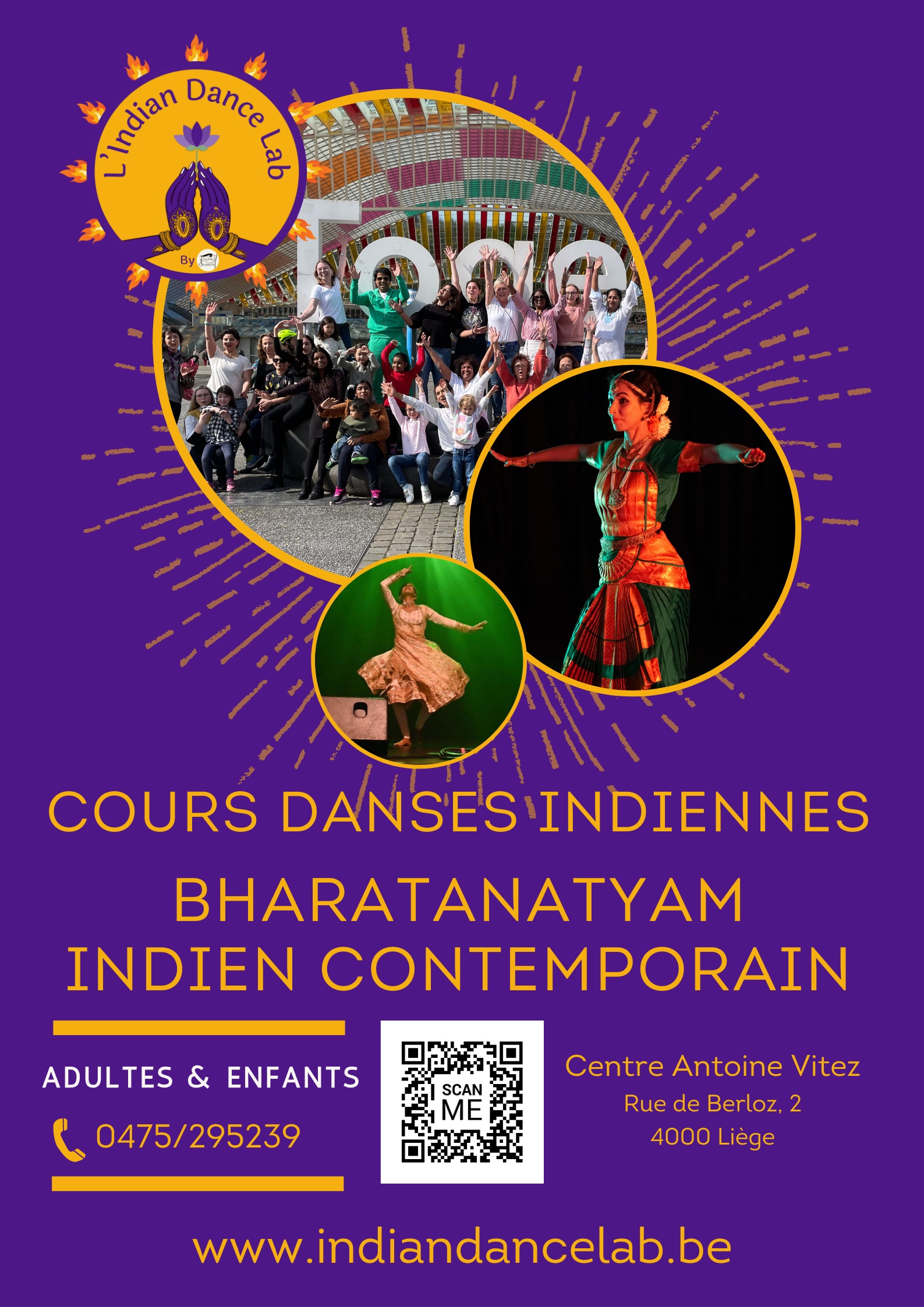 Image Cours de danse indienne classique et contemporaine