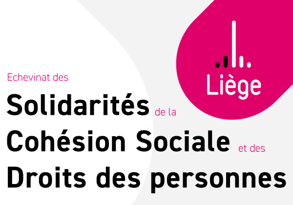 Logo Échevinat des Solidarités, de la Cohésion sociale et des Droits des personnes